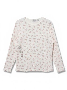 Basic Editions Floral Waffle Thermal Top – Large